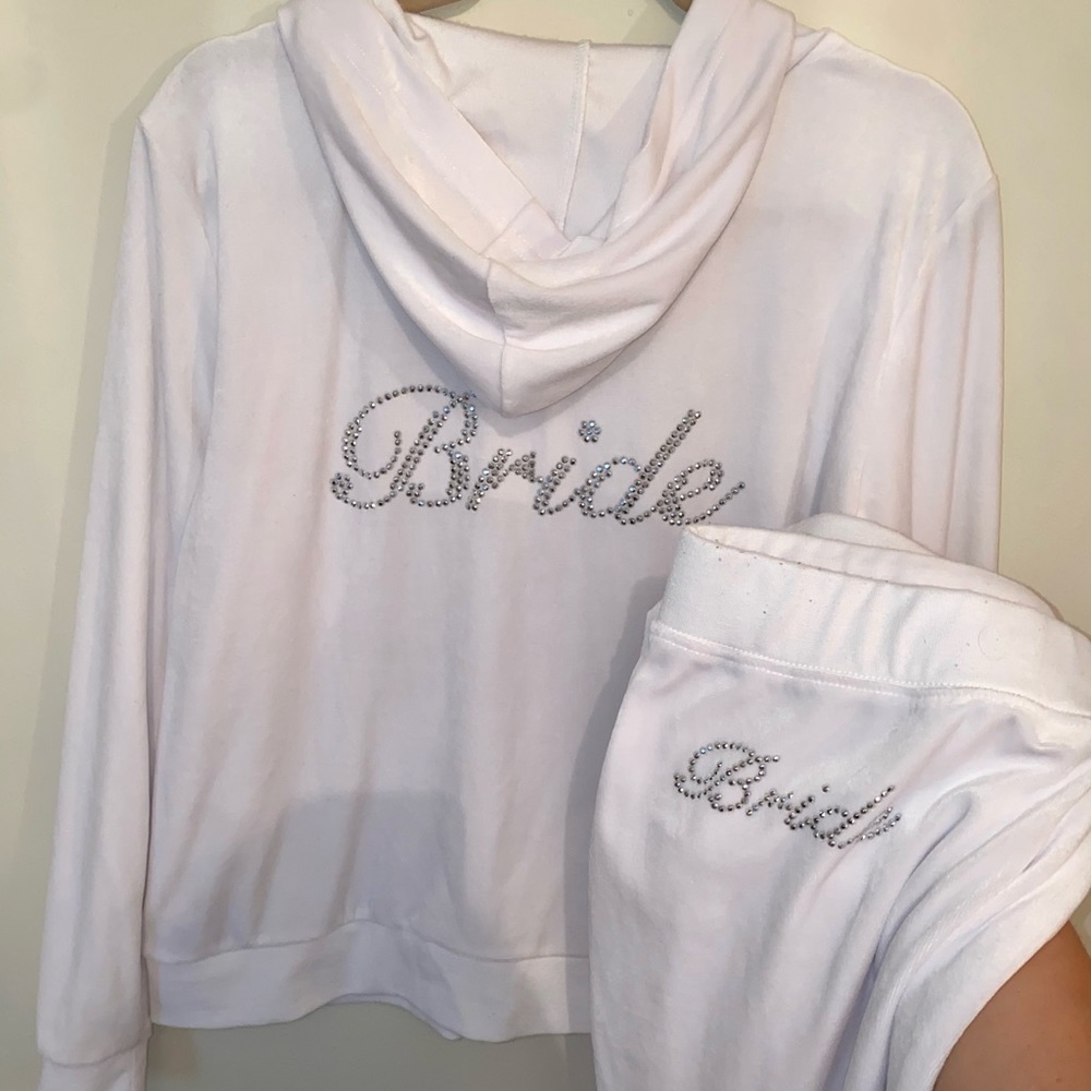 White BRIDE jumpsuit by JC